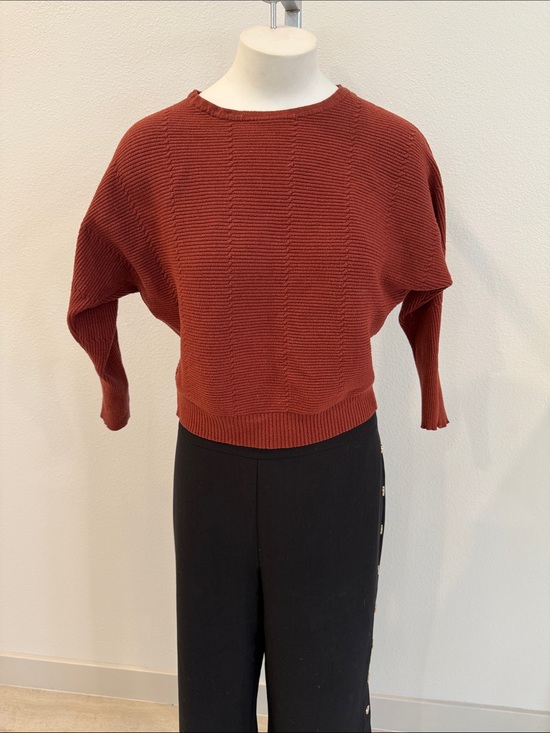 Tahari Sweaters - Set of 2 Tahari Women's Rust Ribbed Crewneck Sweater Sz M